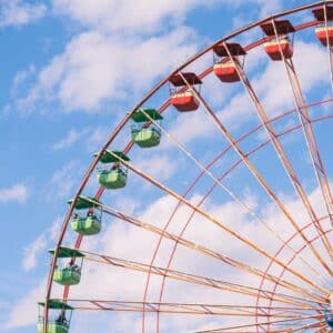 An image of a Ferris wheel